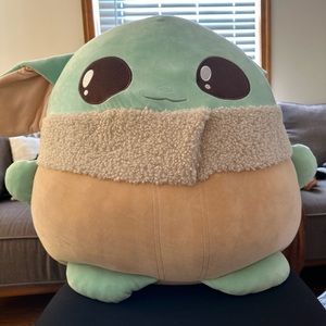 Squishmallow Large Mattel Star Wars Cuutopia Grogu Plush Squishy Toy 22”Lx30”W